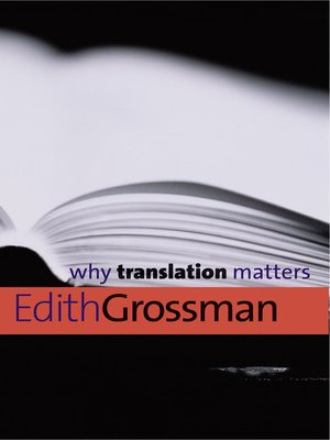 cover image of Why Translation Matters